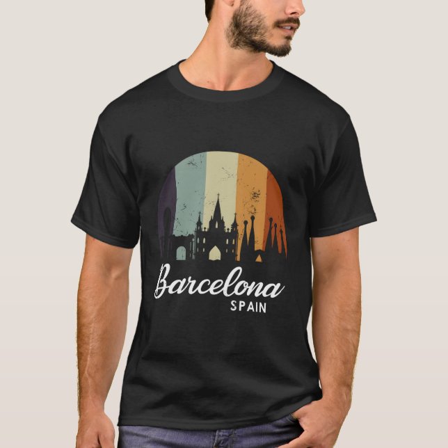T-shirt Espagne Barcelone (Devant)