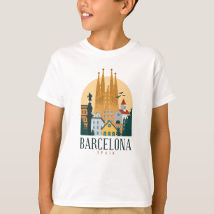 T-shirt Espagne Barcelone Espagne Cute cadeau de voyage es