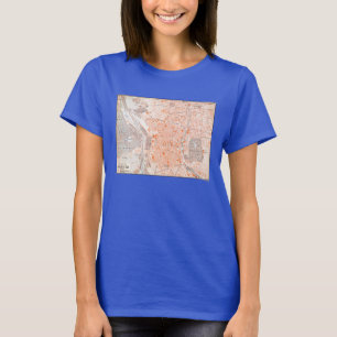 T-shirt Espagne : Carte de Madrid, C1920