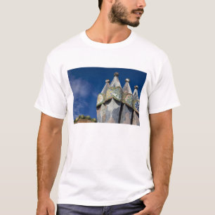T-shirt Espagne, Catalogne, Barcelone. Casa Batllo (1906).