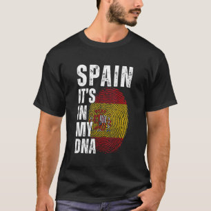 T-shirt Espagne C'est dans mon ADN Matching Spanish Men Wo