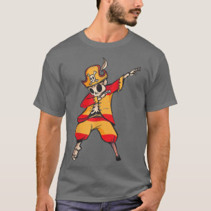T-shirt Espagne dabbing squelette design dabbing squelette