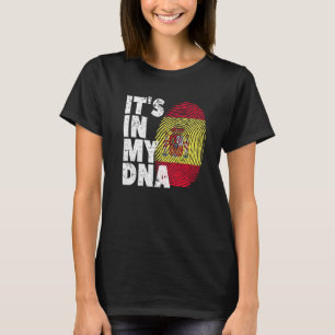 T-shirt Espagne Drapeau espagnol C'est dans mon ADN emprei