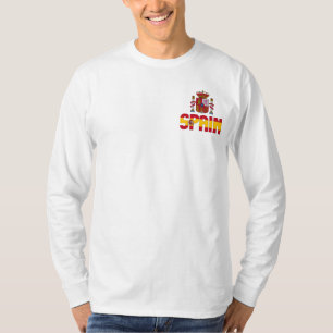 T-shirt Espagne Drapeau et blason Patriotique