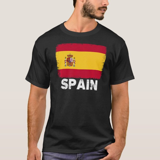 T-shirt Espagne Drapeau Soutien Espagnol Femmes Hommes (Devant)