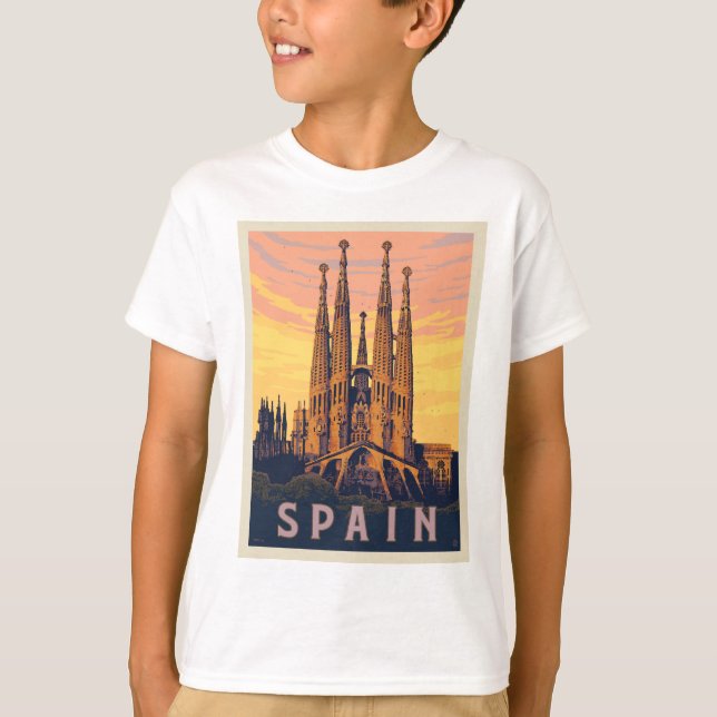 T-shirt Espagne | Familia Sagrada (Devant)