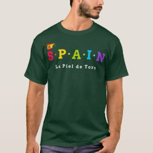 T-shirt Espagne La Piel de Toro La peau de taureau Version