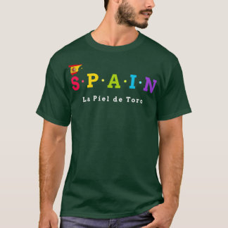 T-shirt Espagne La Piel de Toro La peau de taureau Version