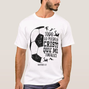 T-shirt Espagnol Christian Soccer Football Filiservices 41