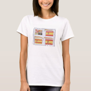 T-shirt Espagnol diminue, d'un livre français des