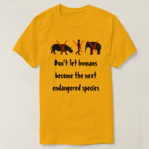 T-shirt Espèce menacée de changement climatique