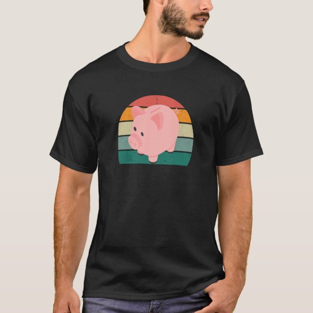 T-shirt Espèces de monnaie compte bancaire placement actio (Devant)