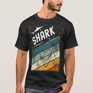 T-shirt Espèces de requin de mer Rétro Poisson Poisson Den
