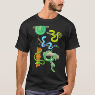 T-shirt Espèces Éducatives Et Types De Serpents 17