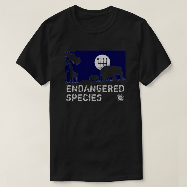 T-shirt ESPÈCES EN DANGER (Design devant)