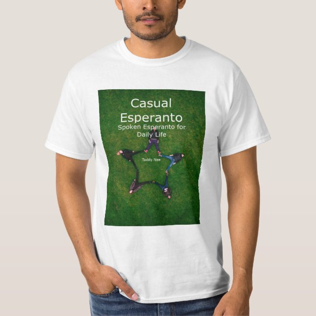 T-shirt Espéranto décontracté (Devant)