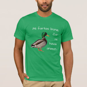 T-shirt Espéranto : Os de fartas de MI, MI ĉar Havas