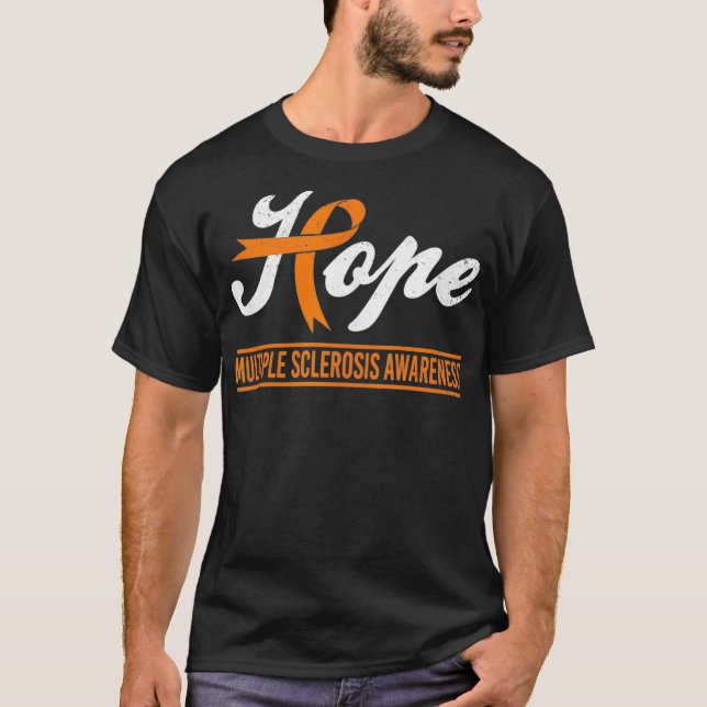 T-shirt Espérer la sclérose en plaques Mois de sensibilisa (Devant)