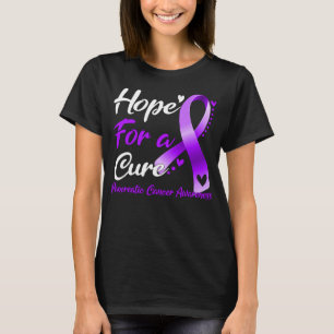 T-shirt Espoir D'Une Sensibilisation Cure Au Cancer Pancré