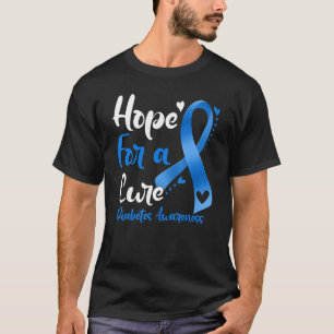 T-shirt Espoir D'Une Sensibilisation Cure Au Diabète Guerr
