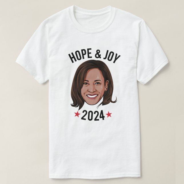 T-shirt Espoir et joie - Kamala (Design devant)