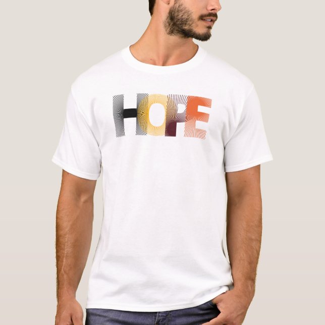 T-shirt Espoir, Optimisme, Rétro. (Devant)