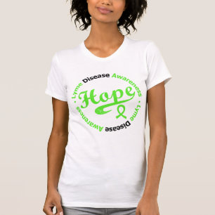 T-shirt Espoir v2 circulaire de conscience de la maladie