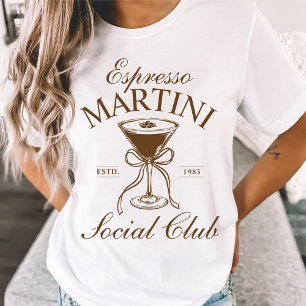 T-shirt Espresso Martini Cocktail Social Club