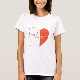 T-shirt Esprit athée, coeur d'humaniste