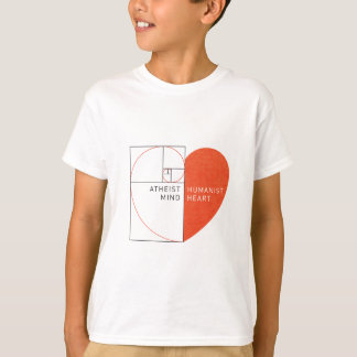 T-shirt Esprit athée, Coeur humaniste