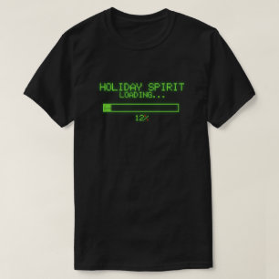 T-shirt Esprit de fête chargement drôle de Noël