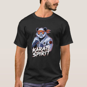 T-shirt Esprit de karaté du panda classique - Japan Kartek