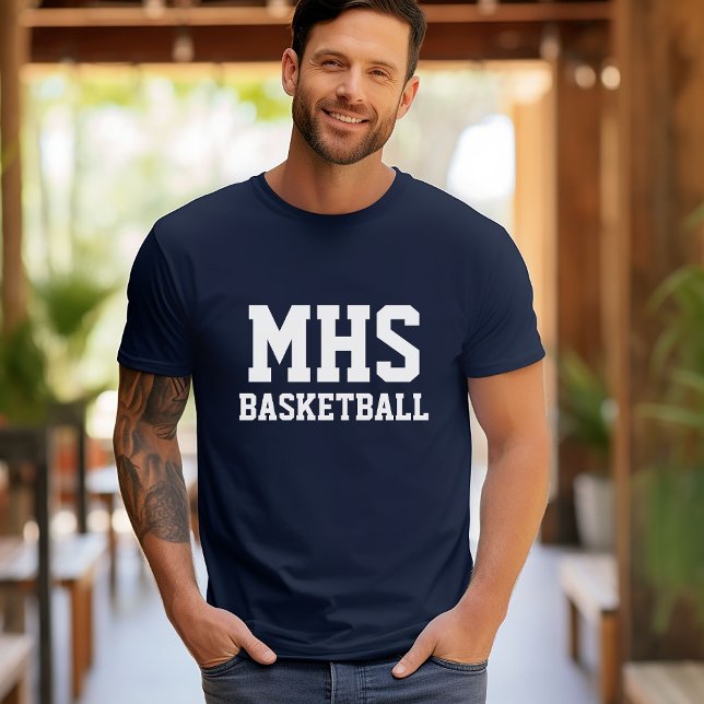 T-shirt Esprit de l'équipe de basket-ball sur mesure de la (Créateur téléchargé)