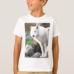 T-shirt Esprit de loup albinos blanc - Cadeaux theriens