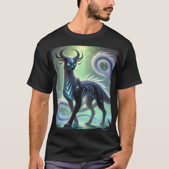 T-shirt Esprit de panthère céleste (Devant)