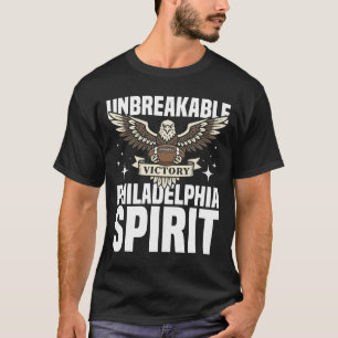 T-SHIRT ESPRIT DE PHILADELPHIE INDOMPTABLE - FOOTBALL DES