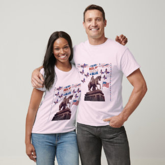 T-shirt Esprit d'Indépendance rose pâle