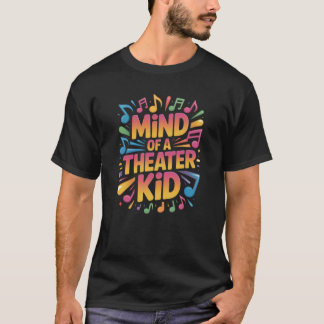 T-shirt Esprit d'un enfant de théâtre Design amusant
