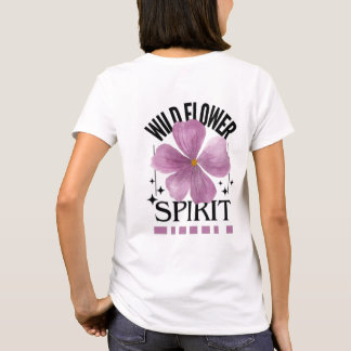 T-SHIRT ESPRIT FLEUR SAUVAGE