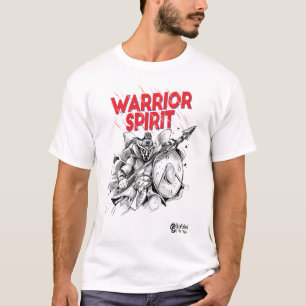 T-shirt Esprit guerrier blanc