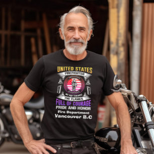 T-shirt Esprit héroïque d'un pompier