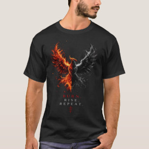 T-shirt Esprit Inébranlable Brûler Recommencer