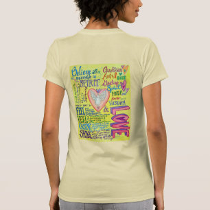 T-shirt Esprit Ligne Prière Inspiration Angel Chemise