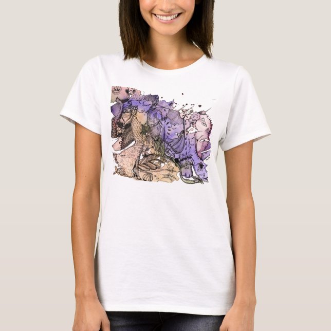 T-shirt Esprit lucide d'une femme ordinaire #1 (Devant)