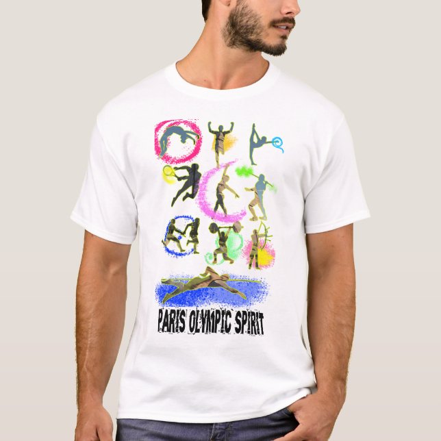 T-shirt Esprit olympique de Paris (Devant)