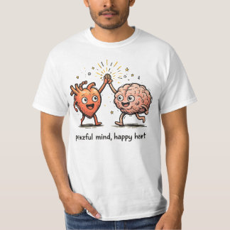 T-shirt Esprit Paisible Cœur Heureux