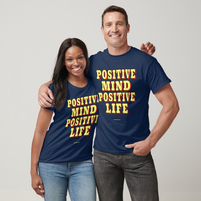 T-SHIRT 🌟 ESPRIT POSITIF, VIE POSITIVE (Unisexe)