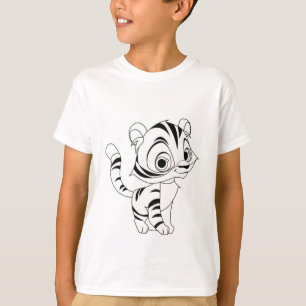 T-shirt Esprit Sauvage - Graphisme Tigre Jeune Tri-Blend T