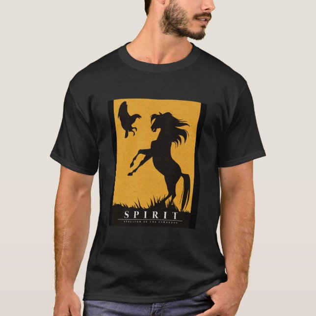 T-shirt Esprit Stallion du Cimarron Minimaliste Graphi (Devant)