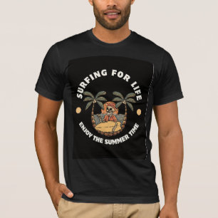 T-shirt esprit surf, détente toute la journée